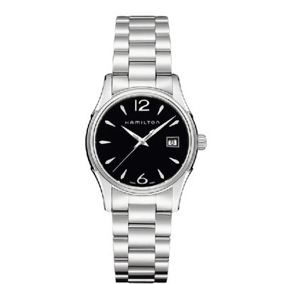 Hamilton Jazzmaster Lady Quartz In Black