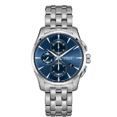 Hamilton Jazzmaster Auto Chrono In Blue