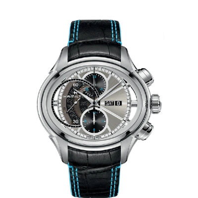 Hamilton Jazzmaster Face 2 Face Ii Auto Chrono In Silver