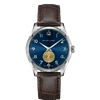 Hamilton Jazzmaster Thinline Small Second Quartz In Blue