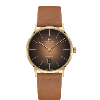 Hamilton American Classic Intra-matic Auto In Brown