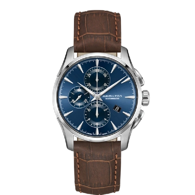 Hamilton Jazzmaster Auto Chrono In Blue