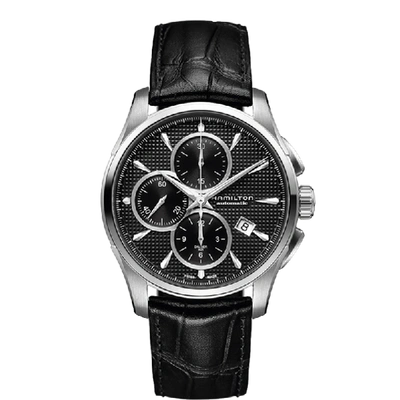 Hamilton Jazzmaster Auto Chrono In Black