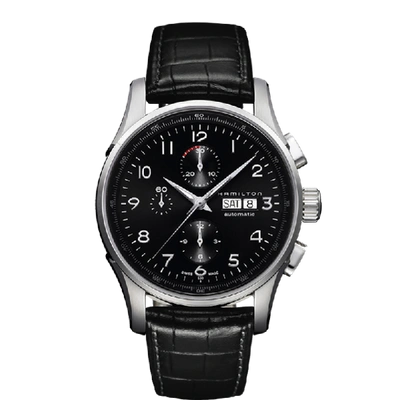 Hamilton Jazzmaster Maestro Auto Chrono In Black