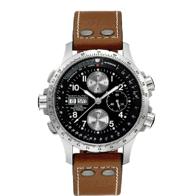 Hamilton Khaki Aviation X-wind Auto Chrono In Black