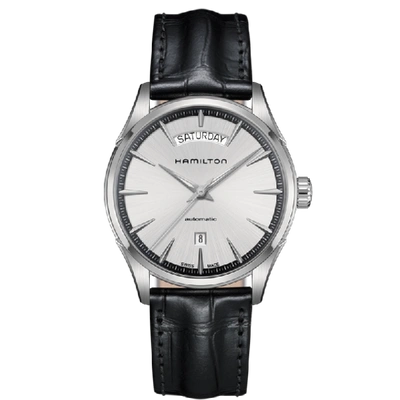 Hamilton Jazzmaster Day Date Auto In Silver
