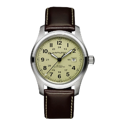 Hamilton Khaki Field Auto In Beige