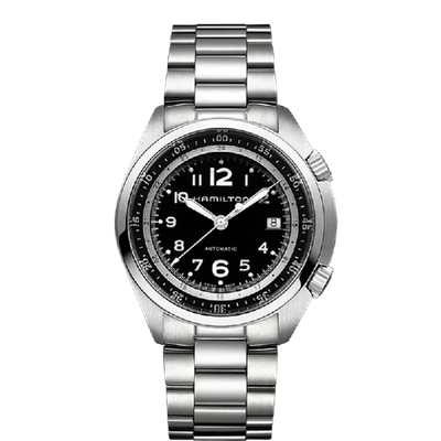 Hamilton Khaki Aviation Pilot Pioneer Auto In Black