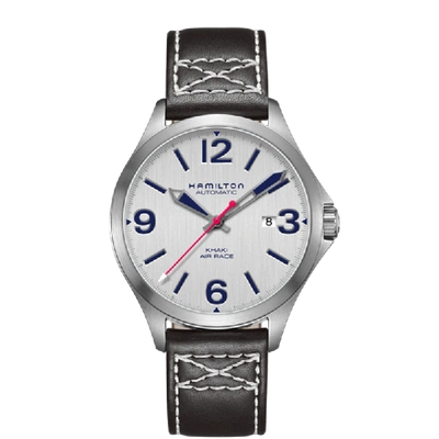Hamilton Khaki Aviation Air Race Auto In Silver