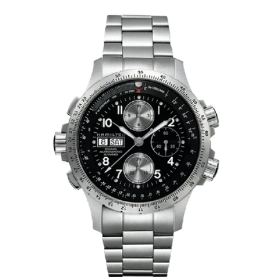 Hamilton Khaki Aviation X-wind Auto Chrono In Black