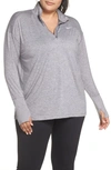 Nike Element Long Sleeve Running Top In Gunsmoke/atmosphere Grey/heather