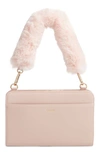 Calpak Faux Leather Rfid Travel Wallet - Pink In Blush