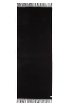 Rag & Bone Fringe-trim Cashmere Poncho In Black
