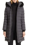 BURBERRY LIMEHOUSE QUILTED DOWN PUFFER COAT WITH REMOVABLE GENUINE SHEARLING TRIM,8007574