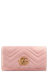 GUCCI GG MATELASSE LEATHER CONTINENTAL WALLET,443436DTD1T