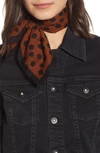 Madewell Bandana In Burnt Sienna Multi