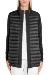 MONCLER QUILTED LIGHTWEIGHT DOWN & WOOL CARDIGAN,E10939454800A9000