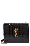 SAINT LAURENT VICKY PATENT LEATHER WALLET ON A CHAIN,5541250UF11