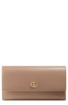 GUCCI PETITE LEATHER CONTINENTAL WALLET,456116CAO0G