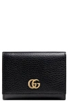 GUCCI PETITE LEATHER FRENCH WALLET,474746CAO0G