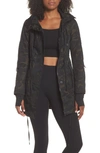 Blanc Noir Camo-print Hooded Anorak Jacket In Camo/ Black
