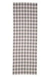 Burberry Metallic Vintage Check Wool Silk Blend Scarf In Apricot