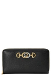 GUCCI 548 ZIP-AROUND LEATHER WALLET,5706611B90X