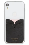 Kate Spade Sylvia Double Sticker Phone Pocket - Black