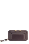 CHLOÉ MARCIE LEATHER ZIP-AROUND WALLET,CHC19UP571A37