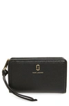 THE MARC JACOBS SOFTSHOT COMPACT LEATHER WALLET,M0015120