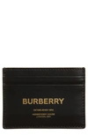 BURBERRY SANDON LOGO LEATHER CARD CASE,8014697