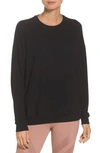 Alo Yoga Soho Crewneck Pullover In Black