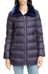 MONCLER TORCON VELVET COLLAR DOWN PUFFER COAT,E20934637980C0229