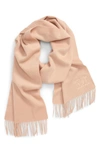 Max Mara Dalia Cashmere Scarf In Powder