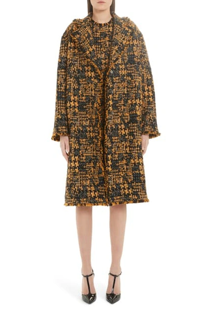 Dolce & Gabbana Oversize Tweed Coat