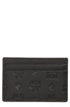 MCM KLARA MONOGRAM LEATHER CARD CASE,MXA9SKM43