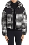 MONCLER NIL HOUNDSTOOTH QUILTED DOWN JACKET,E20934592885C0290