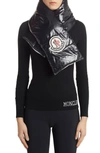 MONCLER SHINY TWO-TONE DOWN SCARF,E20930000900C0277