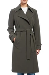 THEORY OAKLANE ADMIRAL CREPE TRENCH COAT,J0709411