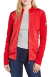 CANADA GOOSE WINDBRIDGE ZIP FRONT SWEATER JACKET,6934L