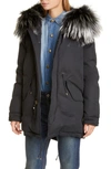 MR & MRS ITALY HOODED DOWN PUFFER PARKA WITH REMOVABLE GENUINE FOX FUR TRIM,XDJ0111-IBO001-VAR900005