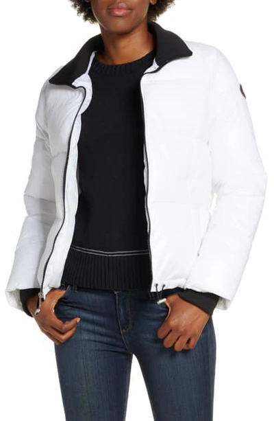 Ugg Izzie Water Repellent Puffer Jacket In White