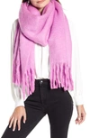 REBECCA MINKOFF WOVEN BLANKET SCARF,RM3000599