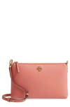 Tory Burch Kira Pebbled Leather Wallet Shoulder Bag In Toasted Pecan