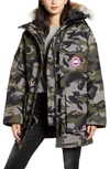 CANADA GOOSE EXPEDITION EXTREME WEATHER FUSION FIT 625 FILL POWER DOWN PARKA WITH GENUINE COYOTE FUR TRIM,4660LA