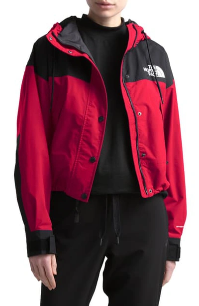 The North Face Reign On Water Repellent Hooded Jacket In Tnf Red