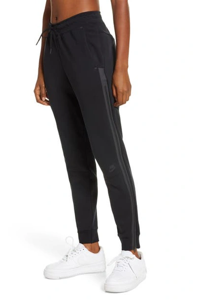 Nike Sportswear Tech Fleece Pants In Black/ Black