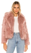 ASTR ADAIR FAUX FUR JACKET,ASTR-WO16