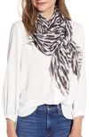 ALLSAINTS TEAR SQUARE SCARF,AS100254