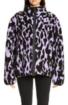 ASHLEY WILLIAMS JUJU ANIMAL PRINT FLEECE JACKET,AWAW19297